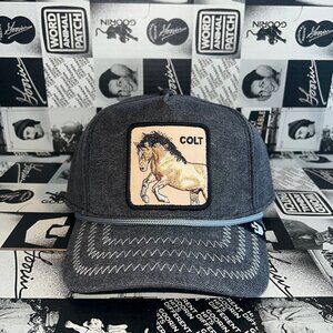 Authentic Goorin Bros Bucking Duck Horse "Colt" Gray Hat (NWT)